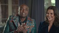 Princess Märtha Louise of Norway and shaman Durek Verrett on Rebel Royals: An Unlikely Love Story (Image Via: Netflix)